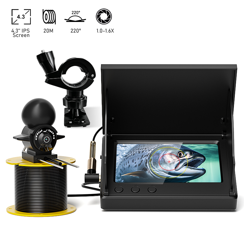 Fishing Depth Finder - Buscador de peces portátil con pantalla