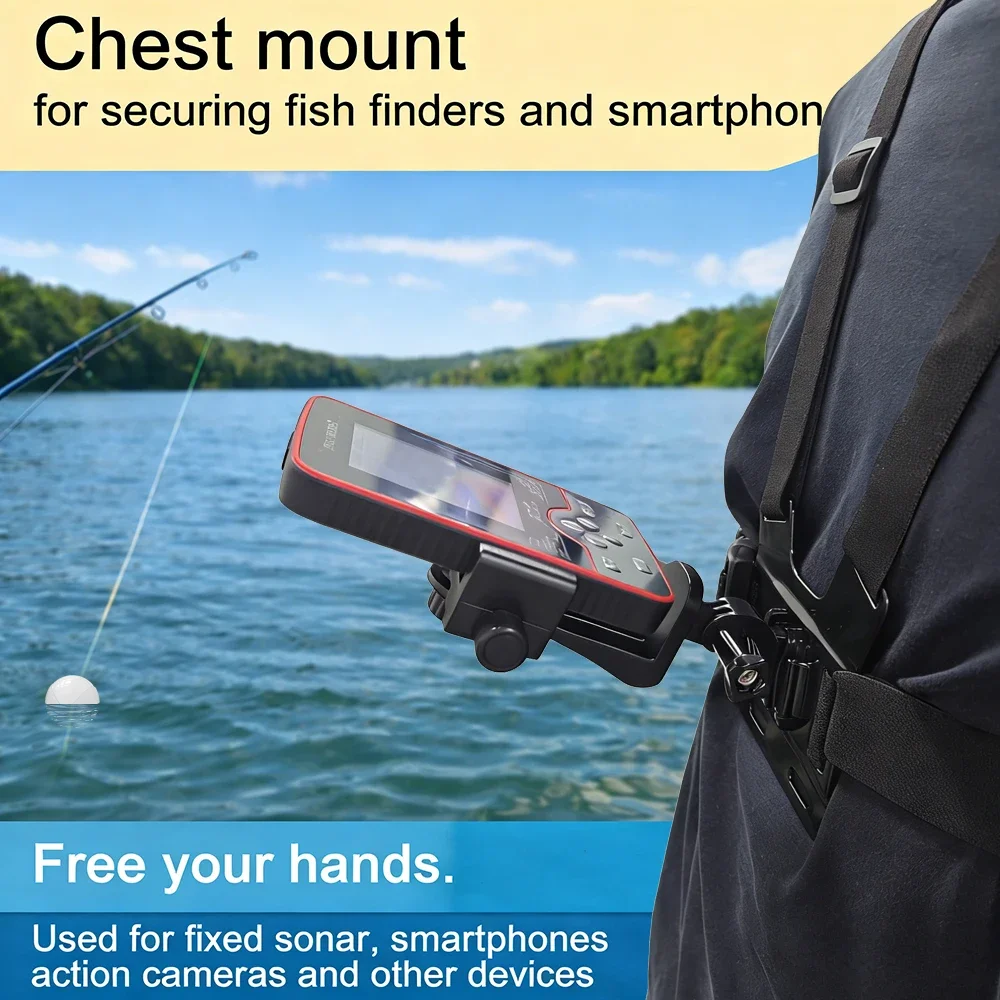 Fish Finder Mount - Soporte de Pecho para Buscador de
