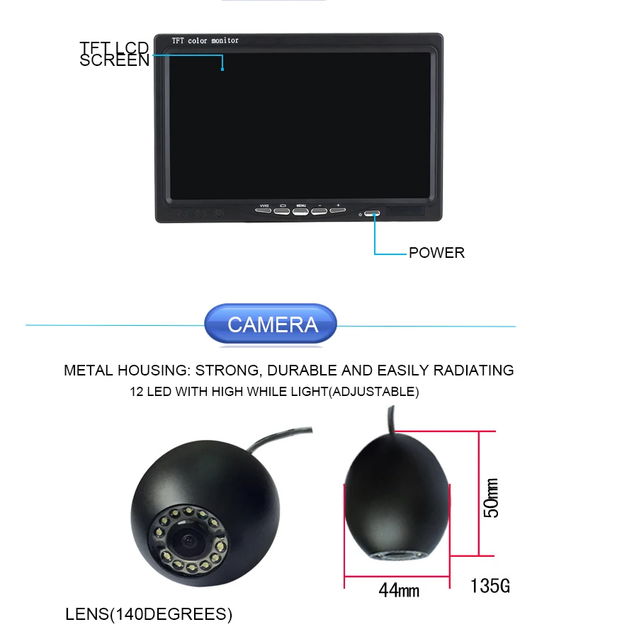 Kit de Sistema de Cámara de Pe - Fishing Camera reseña y precio