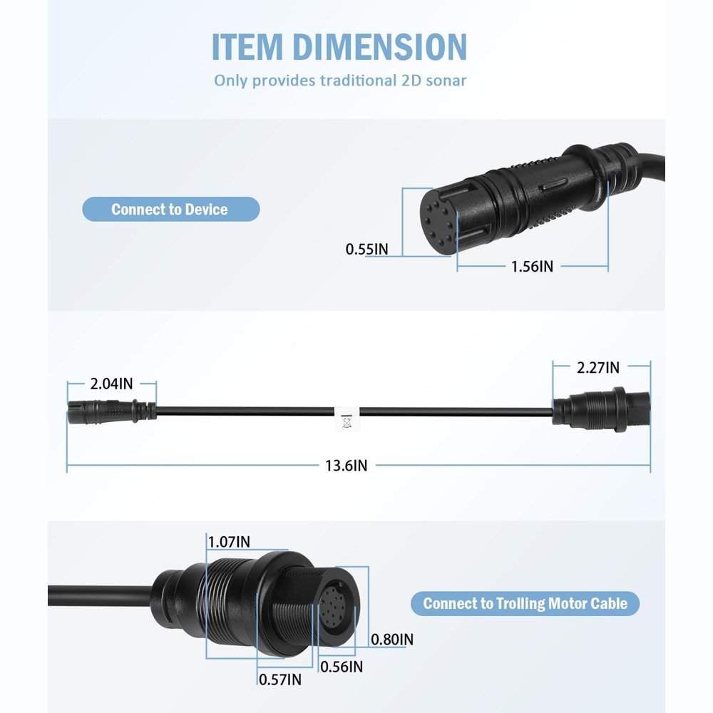 Reemplazo para el cable adapta - Fish Finder Cable reseña y precio