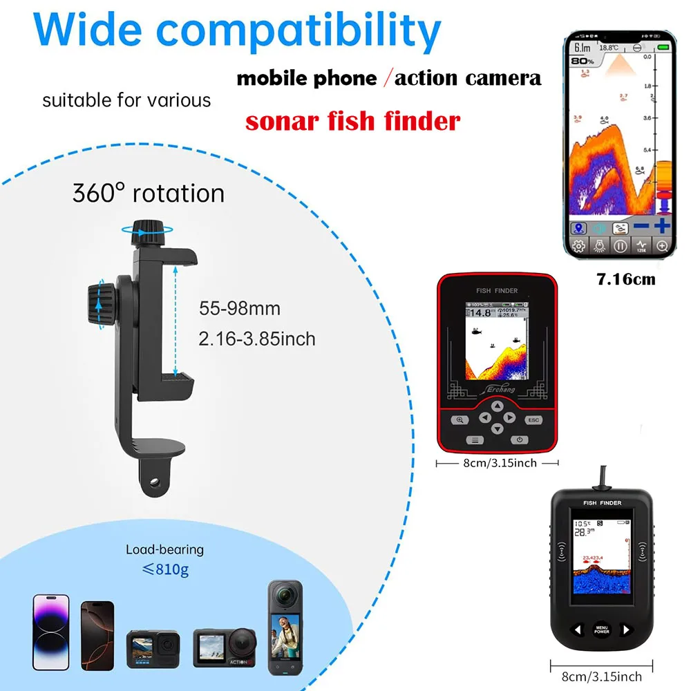 Soporte de Pecho para Buscador - Fish Finder Mount reseña y precio